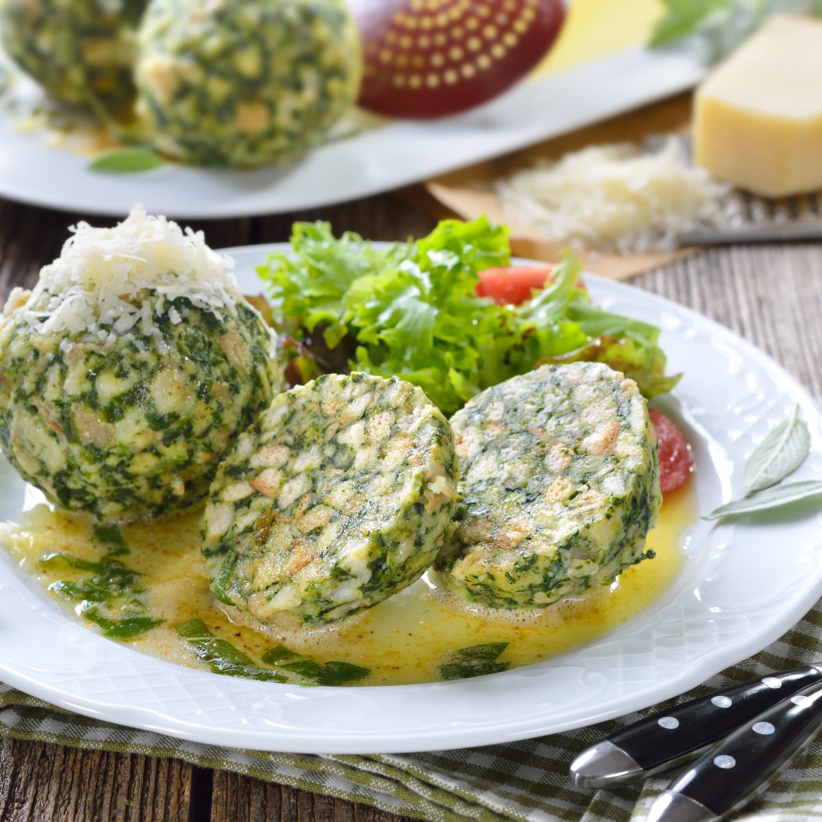 Spinatknödel aus Tirol