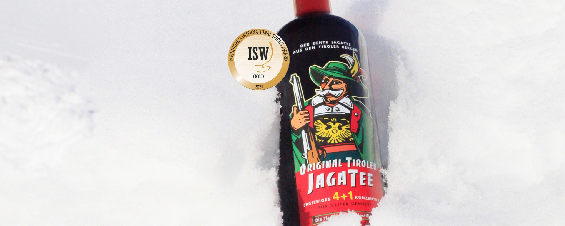 Tiroler Jagatee im Schnee
