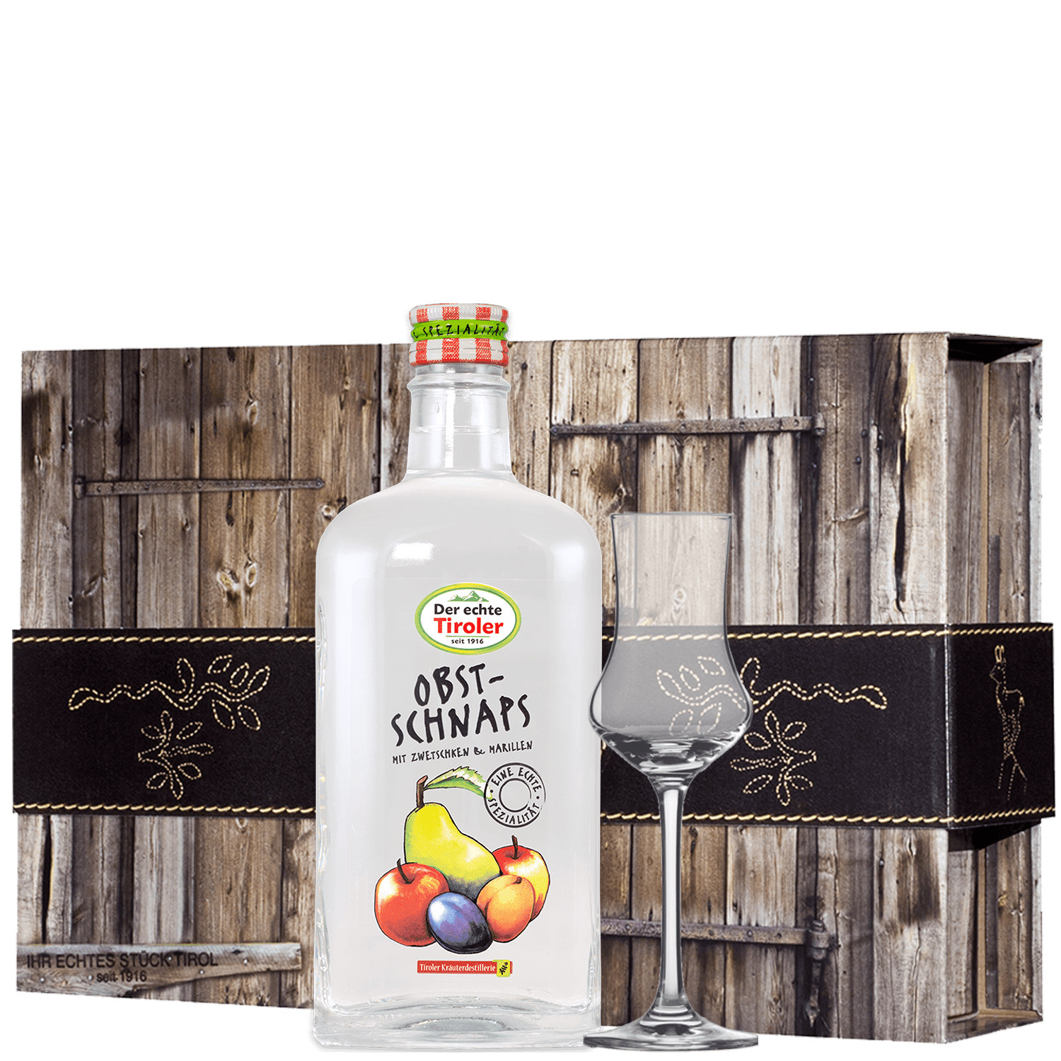 Buy Fruit Schnapps Box 40% Vol. 0.5 Liter from Tyrol online