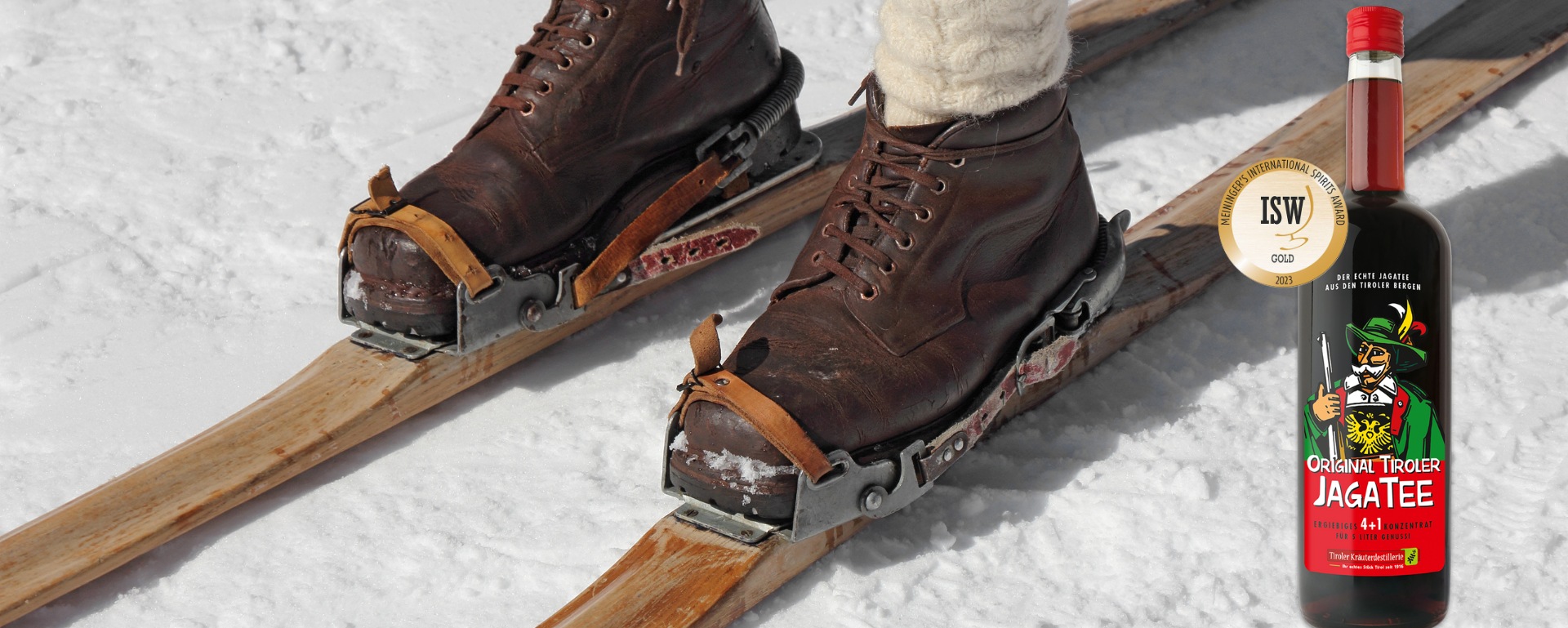 Tiroler Jagatee im Schnee