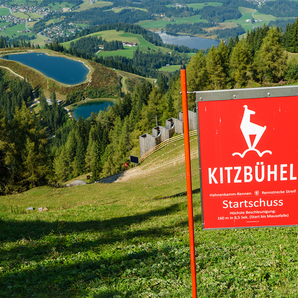 Kitzbühel echt steil - die Streif im Sommer