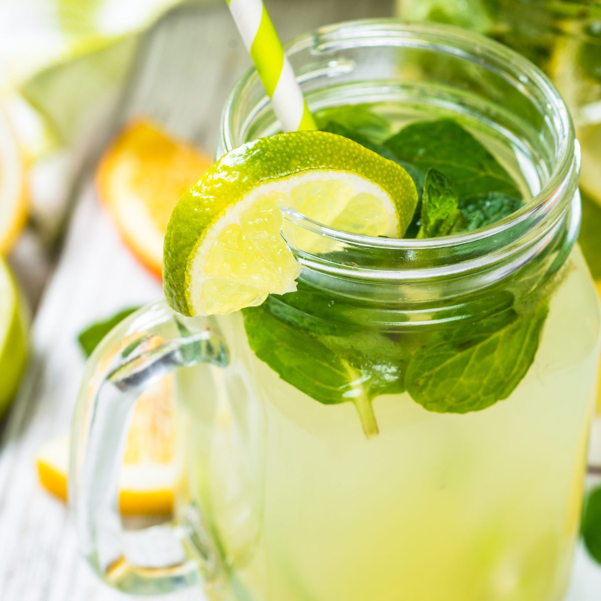 Kräuter Cocktail aus Tirol im Glas