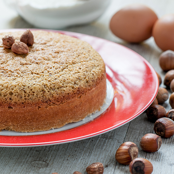 4 Zutaten Haselnuss Kuchen - einfacher wird's nicht